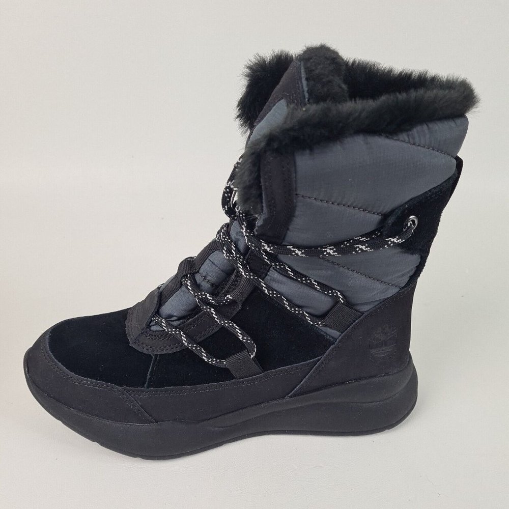 Timberland Boroughs Project Waterproof Mid Women Boot Black Winter